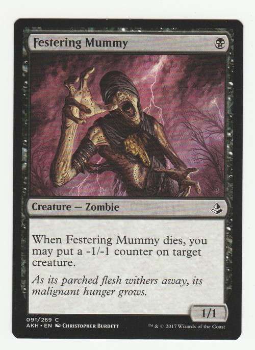 Magic the Gathering 2017 - Festering Mummy - Common - Amonkhet