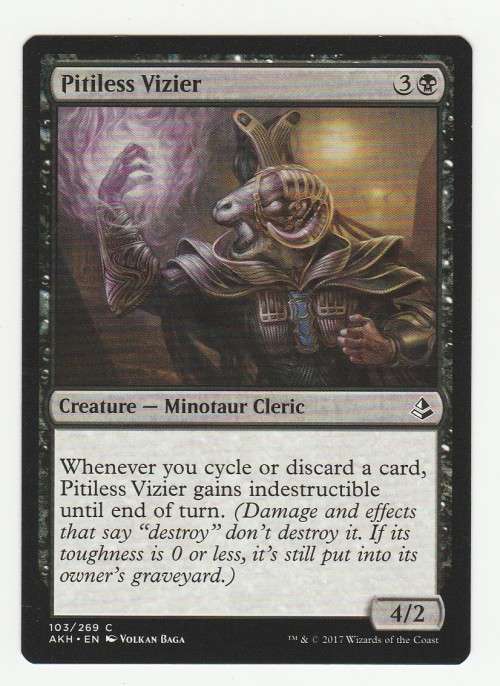 Magic the Gathering 2017 - Pitiless Vizier - Common - Amonkhet