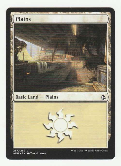 Magic the Gathering 2017 - Plains 257/269 - Basic Land - Amonkhet