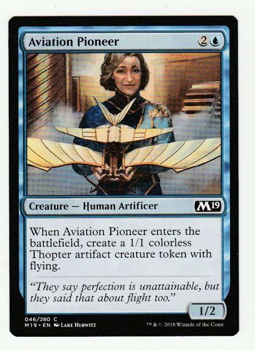 Magic the Gathering 2018 - Aviation Pioneer - Common - Core Set 2019