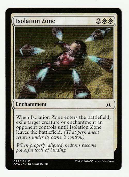Magic the Gathering 2016 - Isolation Zone - Common - Oath of the Gatewatch
