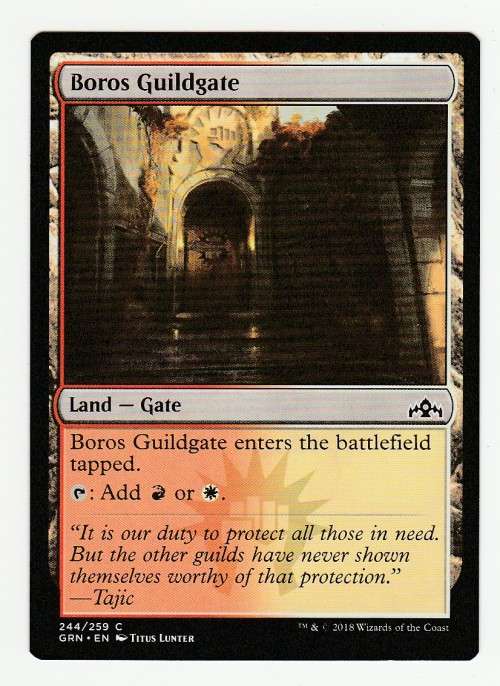 Magic the Gathering 2018 - Boros Guildgate 244/259 - Common - Guilds of Ravnica
