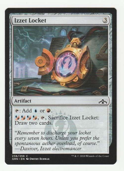 Magic the Gathering 2018 - Izzet Locket - Common - Guilds of Ravnica