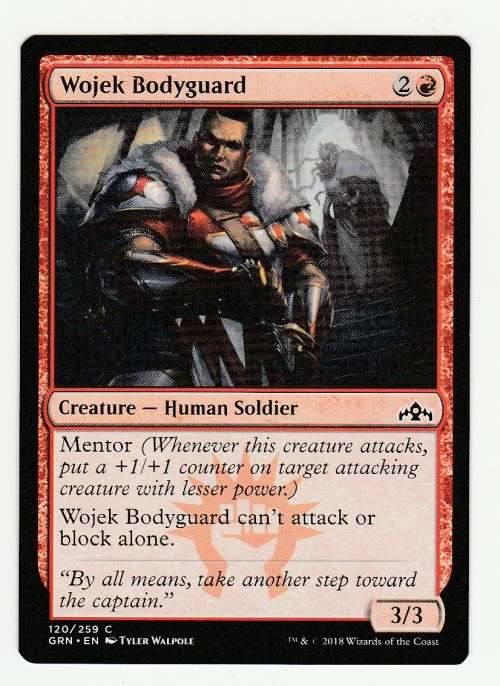 Magic the Gathering 2018 - Wojek Bodyguard - Common - Guilds of Ravnica