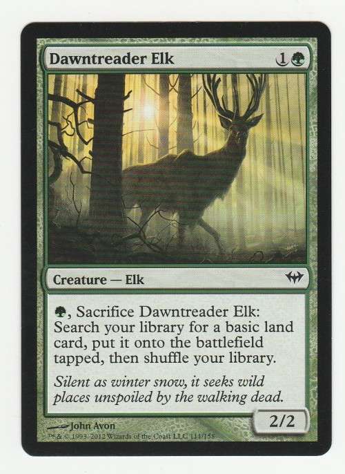 Magic the Gathering 1993-2012 - Dawntreader Elk - Common - Dark Ascension