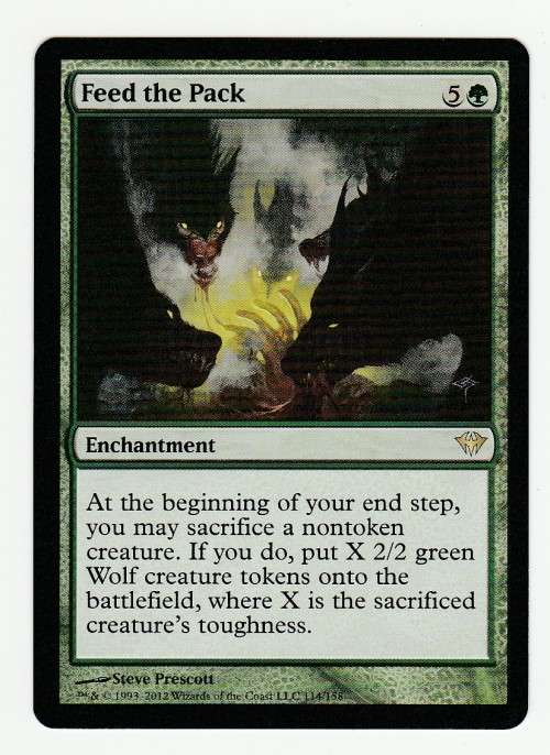 Magic the Gathering 1993-2012 - Feed the Pack - Rare - Dark Ascension