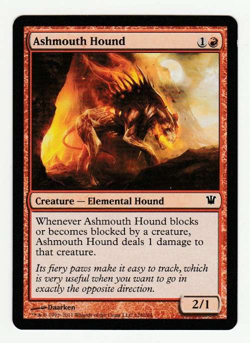 Magic the Gathering 1993-2011 - Ashmouth Hound - Common - Innistrad