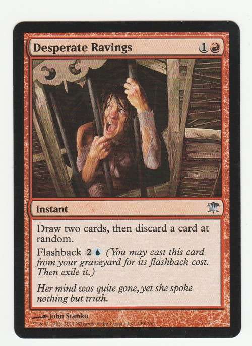Magic the Gathering 1993-2011 - Desperate Ravings - Uncommon - Innistrad