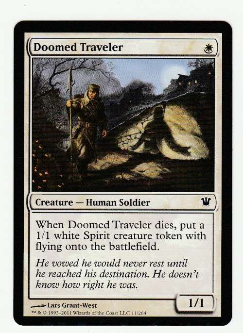 Magic the Gathering 1993-2011 - Doomed Traveler  - Common - Innistrad