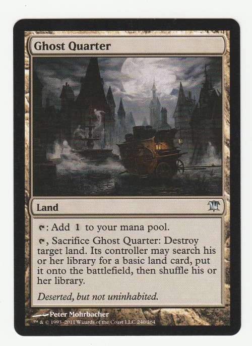 Magic the Gathering 1993-2011 - Ghost Quarter - Uncommon - Innistrad