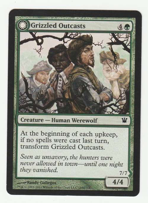 Magic the Gathering 1993-2011 - Grizzled Outcasts/Krallenhorde Wantons - Common - Innistrad