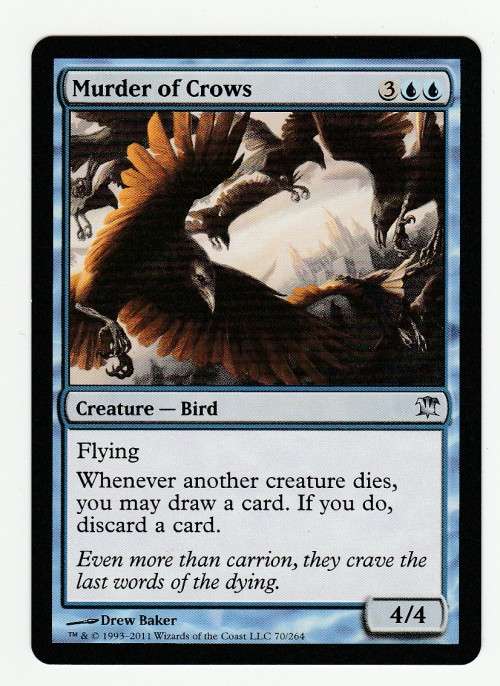 Magic the Gathering 1993-2011 - Murder of Crows - Uncommon - Innistrad