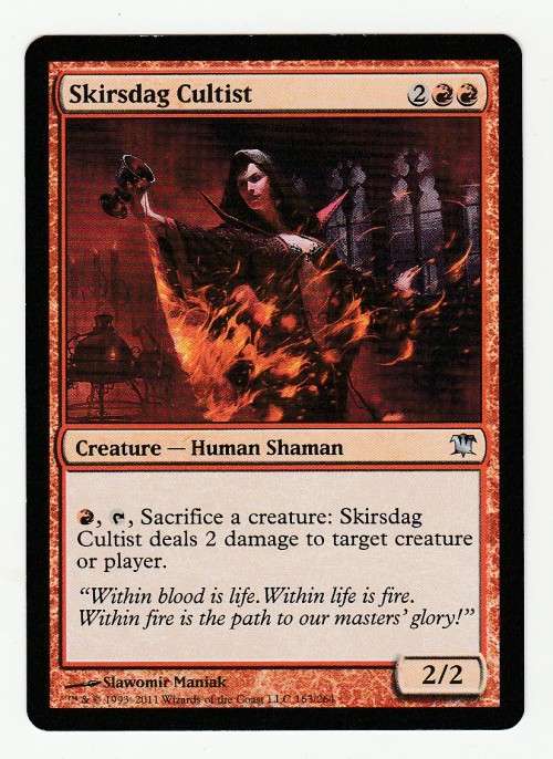 Magic the Gathering 1993-2011 - Skirsdag Cultist - Uncommon - Innistrad