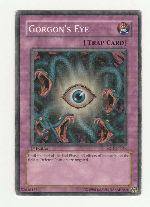Yu-Gi-Oh! - Gorgon`s Eye - Soul of the Duelist - First Edition - (SOD-EN058) - Common