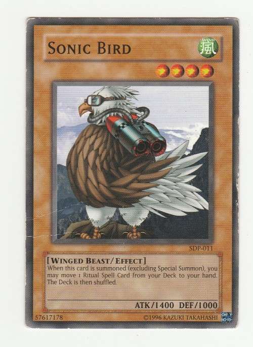 Yu-Gi-Oh! - Sonic Bird - Starter Deck Pegasus (SDP-011) - Common