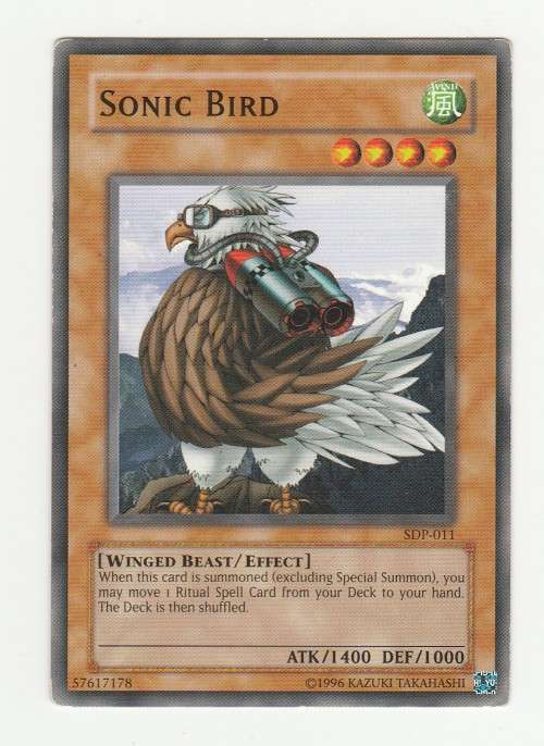 Yu-Gi-Oh! - Sonic Bird - Starter Deck Pegasus (SDP-011) - Common