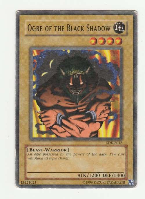 Yu-Gi-Oh! - Ogre of the Black Shadow - Starter Deck Kaiba (SDK-E018) - Common