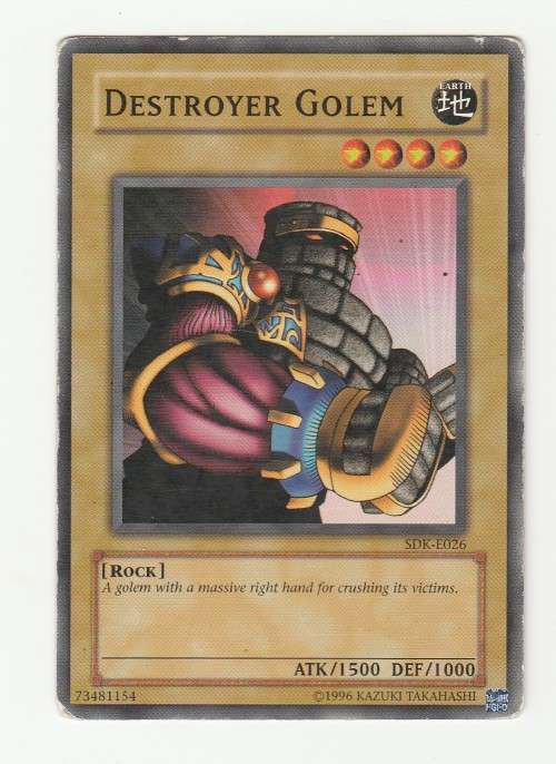 Yu-Gi-Oh! - Destroyer Golem - Starter Deck Kaiba (SDK-E026) - Common