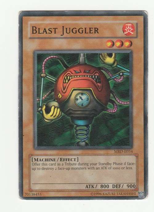 Yu-Gi-Oh! - Blast Juggler - Metal Raiders (MRD-E034) - Common