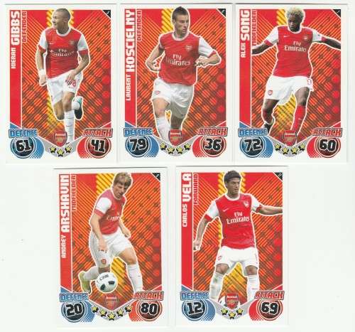 Topps Match Attax PL 2010/2011 - Arsenal Set