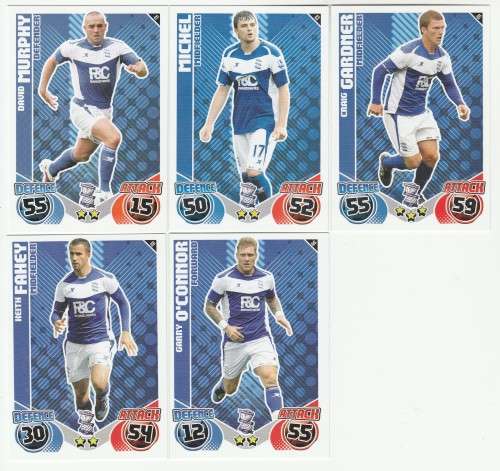 Topps Match Attax PL 2010/2011 - Birmingham City Set