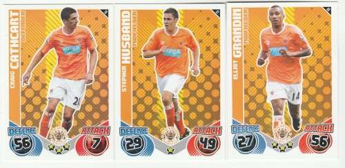 Topps Match Attax PL 2010/2011 - Blackpool Set