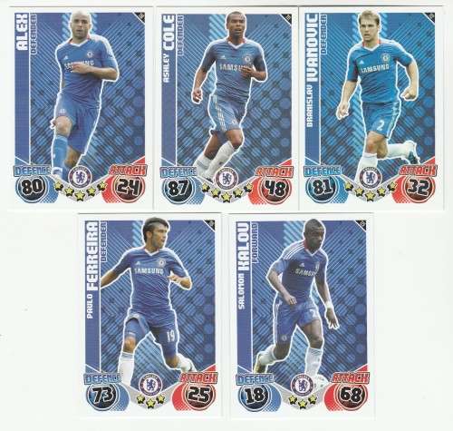 Topps Match Attax PL 2010/2011 - Chelsea Set