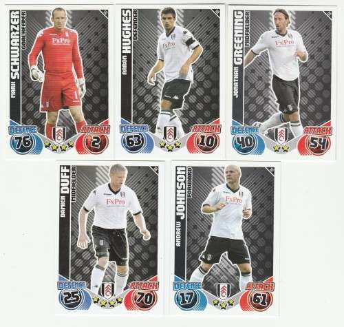 Topps Match Attax PL 2010/2011 - Fulham Set