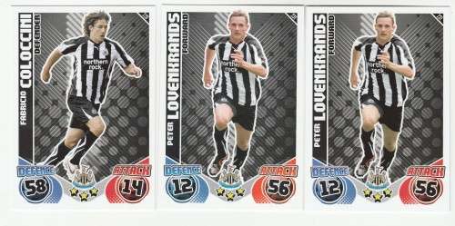 Topps Match Attax PL 2010/2011 - Newcastle United Set
