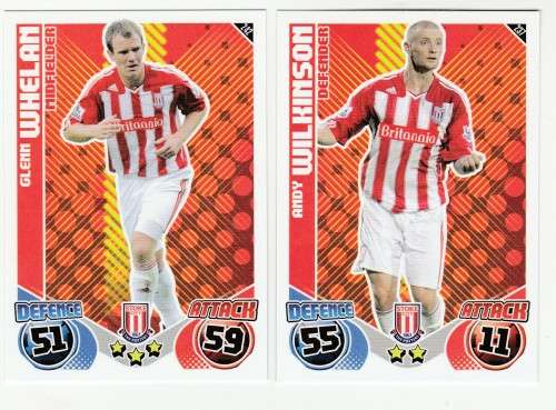 Topps Match Attax PL 2010/2011 - Stoke City Set