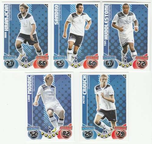 Topps Match Attax PL 2010/2011 - Tottenham Hotspur Set
