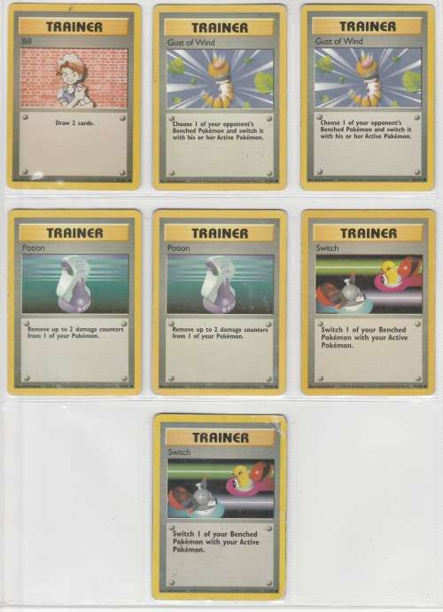 1995, 96, 98 Nintendo Creatures GAMEFREAK Pokemon - Gen I Base Set - 43 Random Cards Set 5