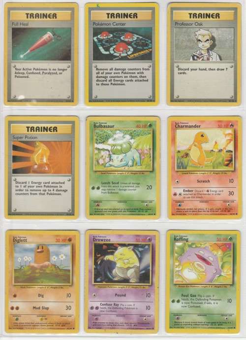 1995, 96, 98 Nintendo Creatures GAMEFREAK Pokemon - Gen I Base Set - 43 Random Cards Set 7