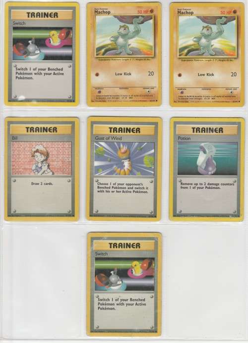 1995, 96, 98 Nintendo Creatures GAMEFREAK Pokemon - Gen I Base Set - 43 Random Cards Set 7