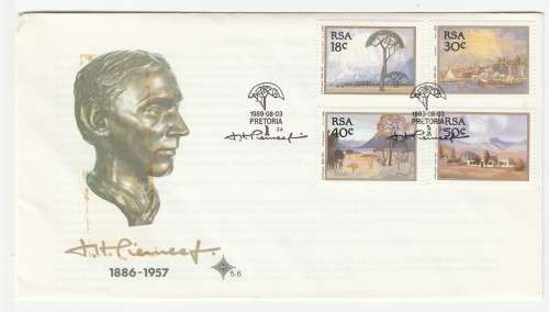 1989 RSA J.H. Pierneef 1886 to 1957 FDC 5.6