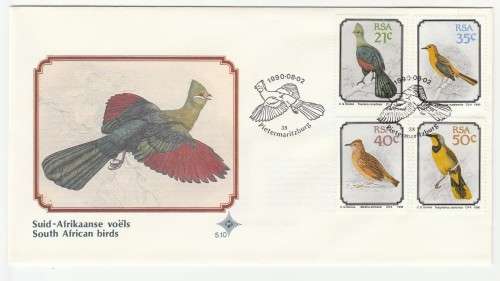1990 RSA South African Birds FDC 5.10