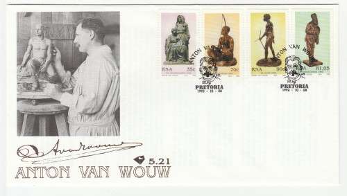 1992 RSA Anton van Wouw FDC 5.21