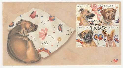 2003 RSA Tail-Wagging, Four-Legged Friends FDC 7.58