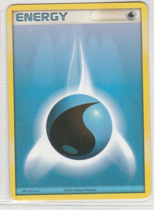 2005 Pokemon/Nintendo - SPN-3D2-6AM - Water Energy