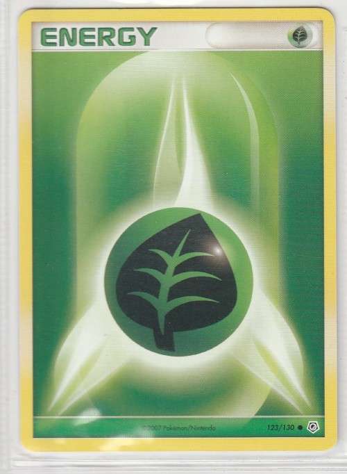 2007 Pokemon/Nintendo - Gen IV Diamond and Pearl - Grass Energy 123/130