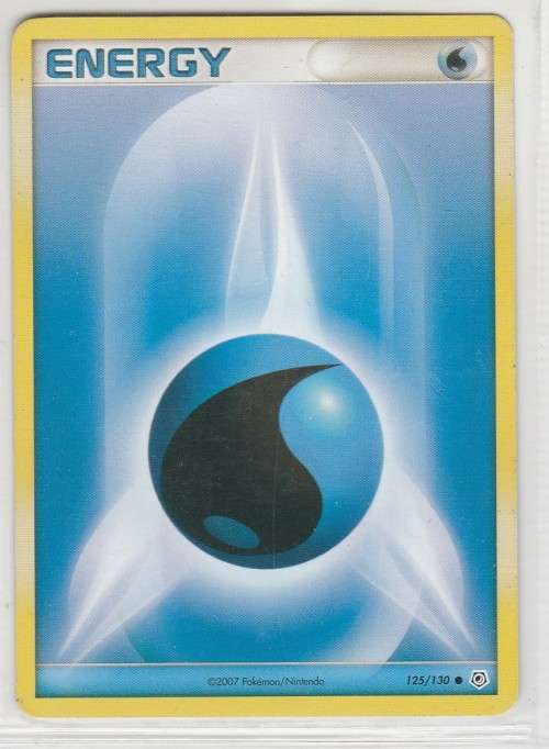 2007 Pokemon/Nintendo - Gen IV Diamond and Pearl - Water Energy 125/130
