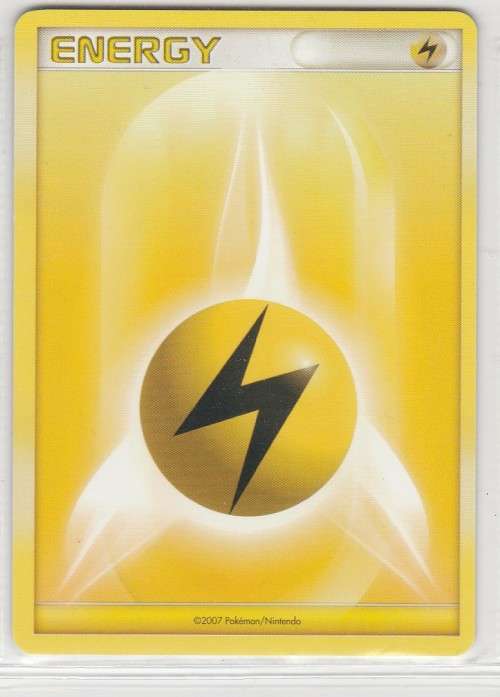 2007 Pokemon/Nintendo - Lightning Energy