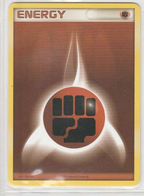 2005 Pokemon/Nintendo KUF-7X8-O5C - Fighting Energy