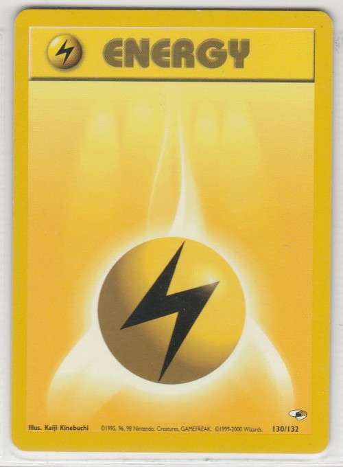 1995,96,98 Nintendo, Creatures , GAMEFREAK/Pokemon - Gen I Gym Heroes/Challenge - Lightning Energy