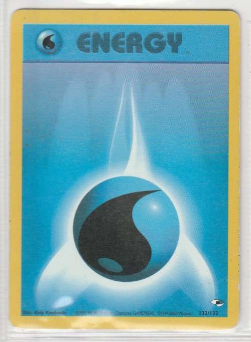 1995,96,98 Nintendo, Creatures , GAMEFREAK/Pokemon - Gen I Gym Heroes/Challenge - Water Energy