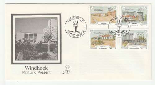 1990 Namibia The Development of Windhoek FDC 1.2