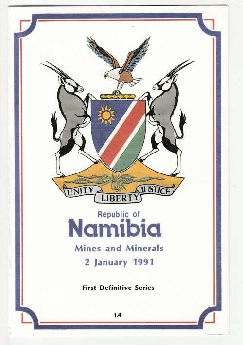 1991 Namibia Mines and Minerals First Definitive Series FDC 1.4