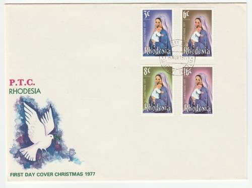 1977 Rhodesia Christmas 1977 FDC