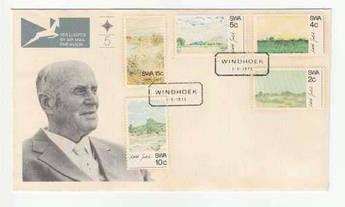 1973 South-West Africa Adolph Jentsch FDC 5