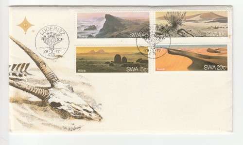 1977 South-West Africa The Namib FDC 18